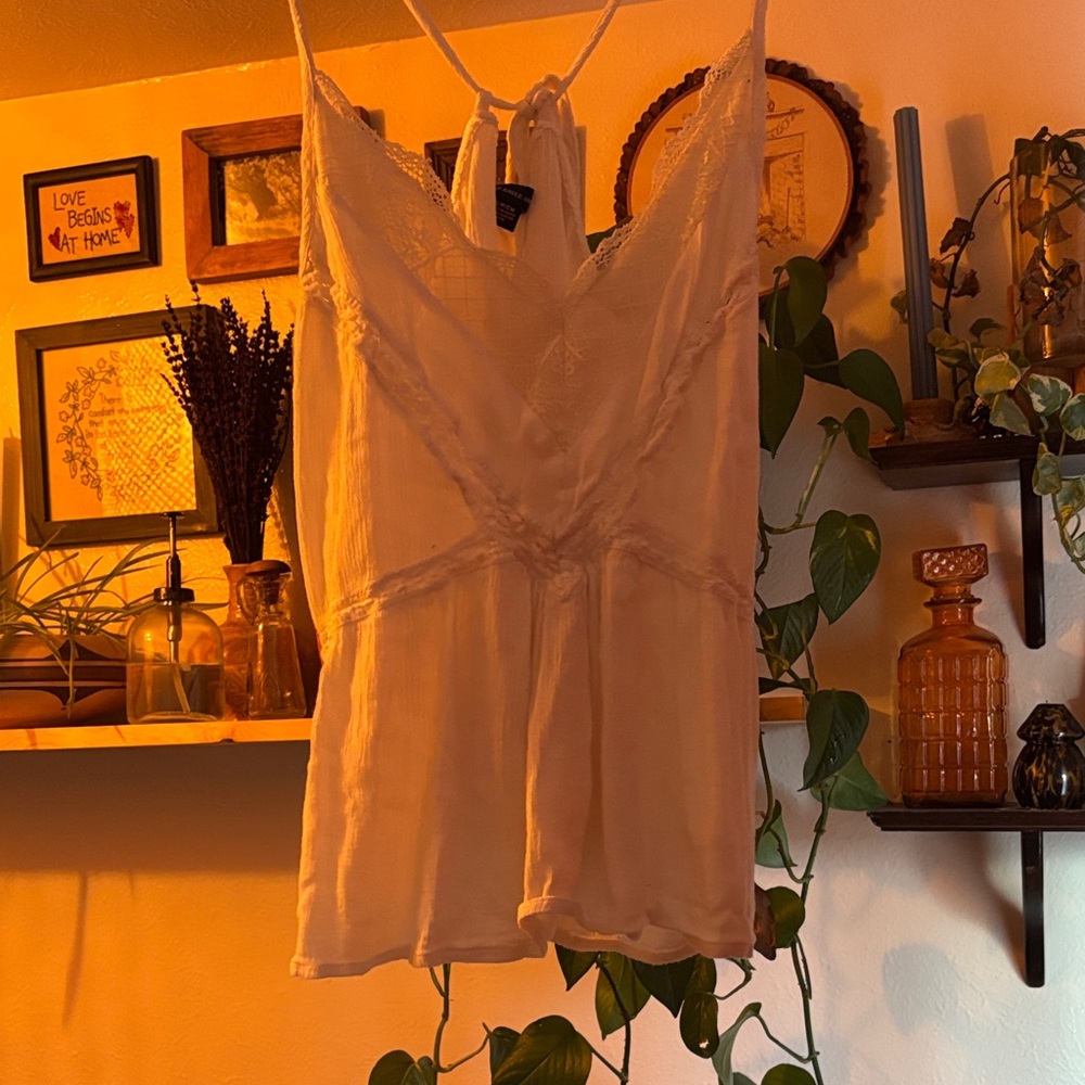 American Eagle Outfitters Cream Camisole